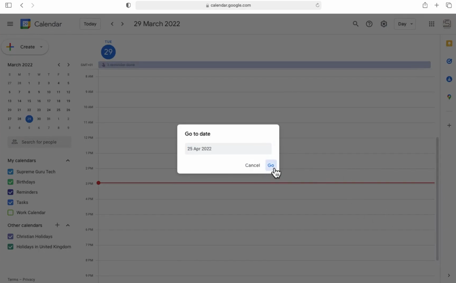 Go to Date Google Calendar A Guide